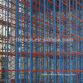 Adjustable warehouse pallet stacking racks & shelves